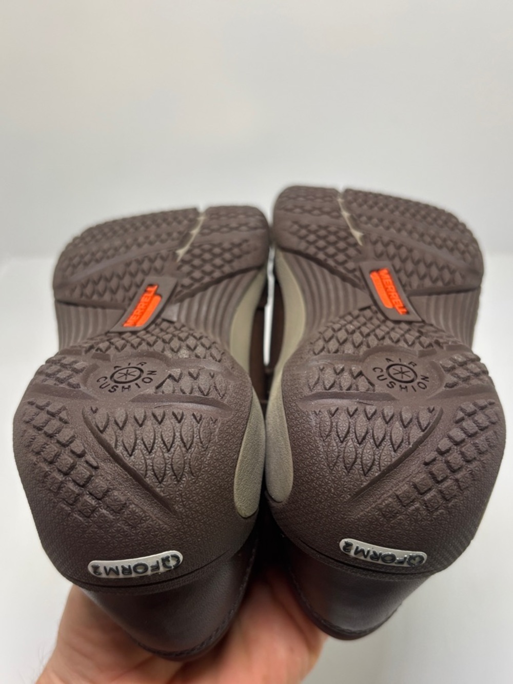 Merrell Women’s Espresso Brown Leather Slip-On Comfort Shoes Air Cushion Size 5 - Picture 13 of 13